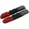 Clarks V-Type Bremsegummi (tredobbelt Gummisammensætning) -Tilbud Cykler Butik Clarks V Type Brake Pads Triple Compound Rim Brake Pads Black Red Grey CPS501