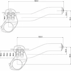 Deda Superzero Clip-On TT Extensions -Tilbud Cykler Butik Deda Superzero Clip On TT Extensions Handlebar Spares Black NotSet DTS1 2