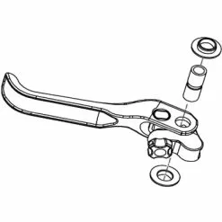 FSA K-Force Carbon Disc Brake Lever -Tilbud Cykler Butik FSA K Force Carbon Disc Brake Lever Brake Levers Black Not Set 406 0036 0