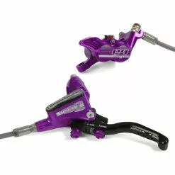 Hope Tech 3 E4 Disc Brake (Without Rotor) -Tilbud Cykler Butik Hope Tech 3 E4 Brake No Rotor Disc Brake Callipers Purple 2019 T3E4PUBFR