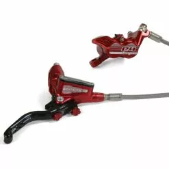 Hope Tech 3 E4 Disc Brake (Without Rotor) -Tilbud Cykler Butik Hope Tech 3 E4 Brake No Rotor Disc Brake Callipers Red 2019 T3E4RBFL