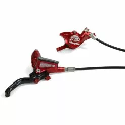 Hope Tech 3 X2 Brake - No Rotor 19 Hope Tech 3 X2 Brake - No Rotor -Tilbud Cykler Butik Hope Tech 3 X2 Brake No Rotor Disc Brake Callipers Red 2019 T3X2RFL