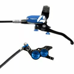 Hope Tech 4 E4 Brake - No Rotor 26 Hope Tech 4 E4 Brake - No Rotor -Tilbud Cykler Butik Hope Tech 4 E4 Brake No Rotor Disc Brake Callipers Black Blue T4E4BL