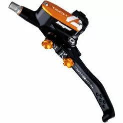 Hope Tech 4 X2 Brake - No Rotor -Tilbud Cykler Butik Hope Tech 4 X2 Brake No Rotor Disc Brake Callipers Black Orange T4X2CL 0