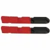 Kool-stop Kool Stop Dobbelt Sammensætnings Bremsegummi (par) -Tilbud Cykler Butik Kool Stop V Brake Dual Compound Pair Of Inserts Rim Brake Pads Red Black 500197