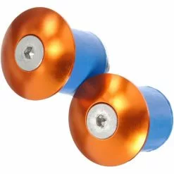 LifeLine Styrpropper (letmetal, Skrues I) -Tilbud Cykler Butik LifeLine Alloy Screw In Bar End Plugs Bar Ends Orange NotSet 251500443