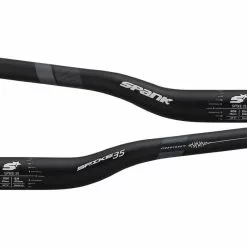 Spank SPIKE 35 Vibrocore Handlebar (25mm Rise) -Tilbud Cykler Butik Spank Spike 35 Vibrocore Bar Riser Handlebars Black Black 2018 E03K35A25020SPK 4