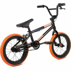 Stolen Agent 14" BMX Bike (2022) -Tilbud Cykler Butik Stolen20Agent201420BMX20Bike20Black20Dark20Neon20Orange2020222003