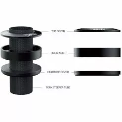 Deda HSS 46 Carbon Spacers 3pk -Tilbud Cykler Butik prod193903 Black20on20Black NE 03